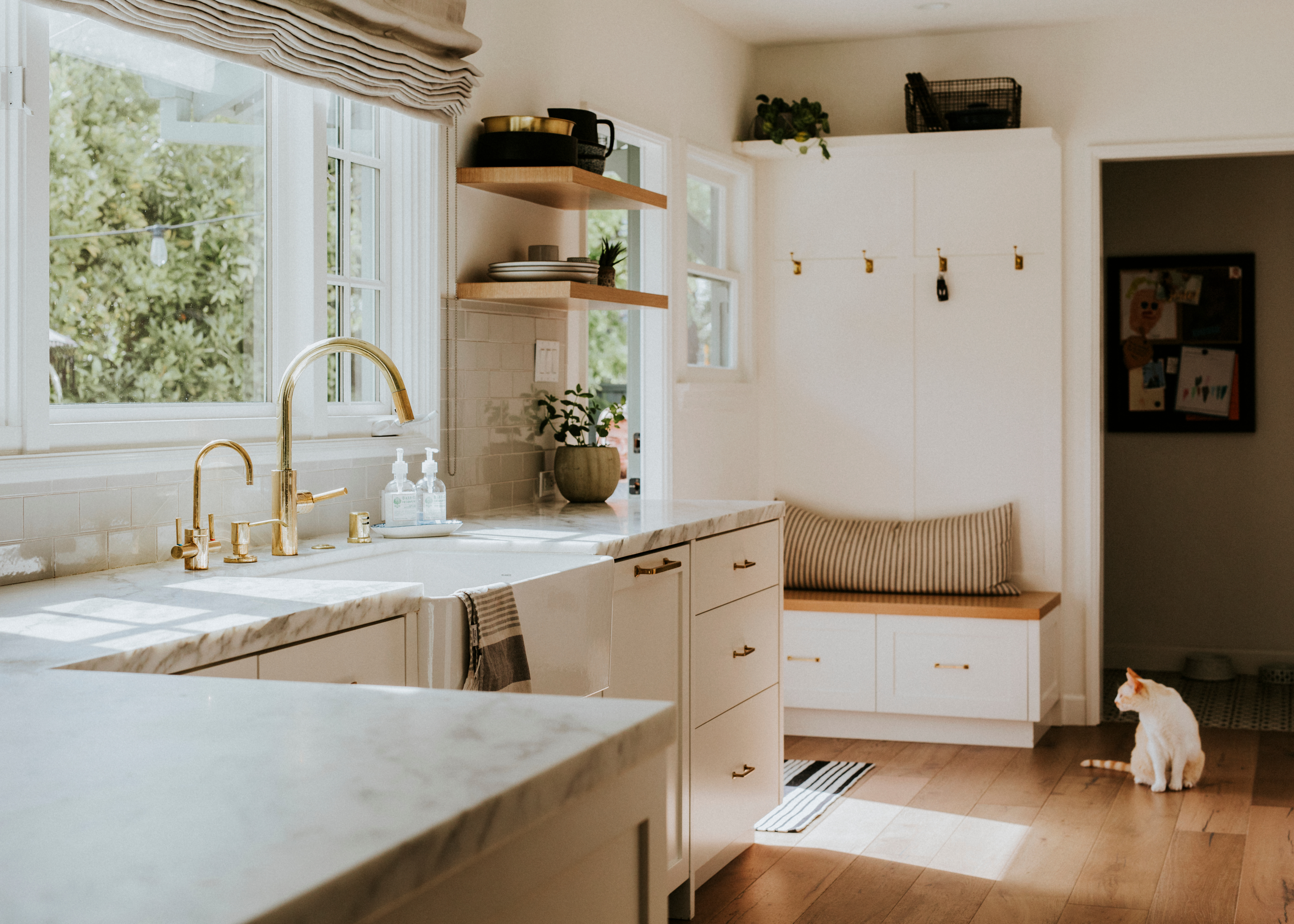 natural light in a kitchen 
