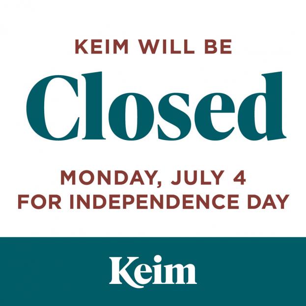Closed for Independence Day 
